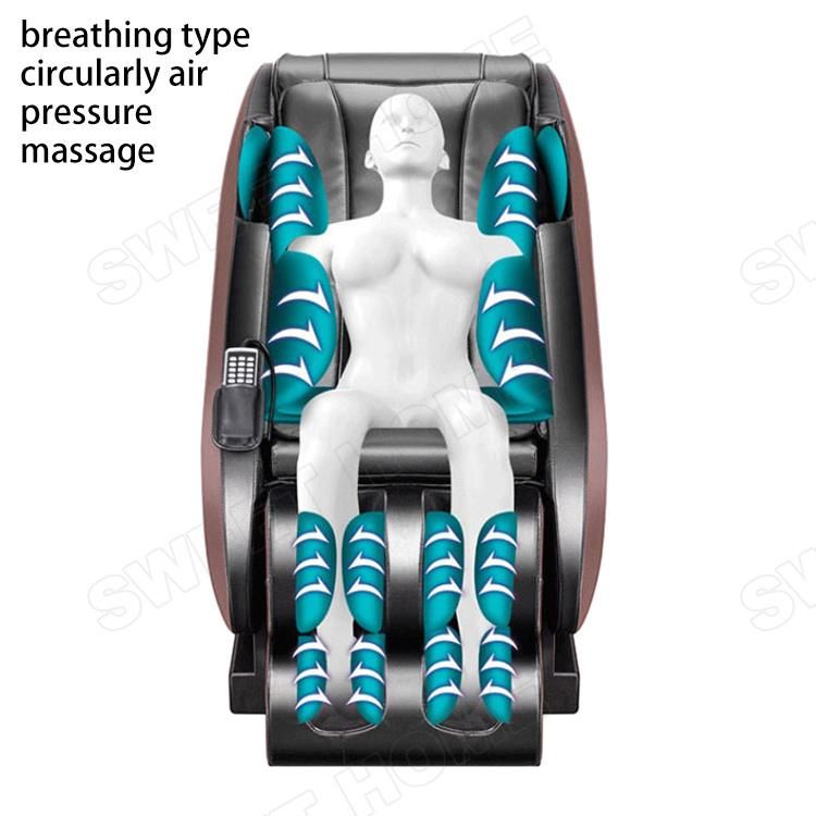 Electric Luxury Full Body Airbag 3D Zero Gravity Massage Chair Back Foot Arm Care Chair Massage