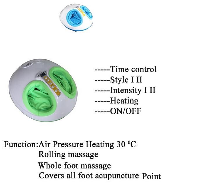 Electric Heating Air Pressure Acupressure Vbrating Bag Foot Massager