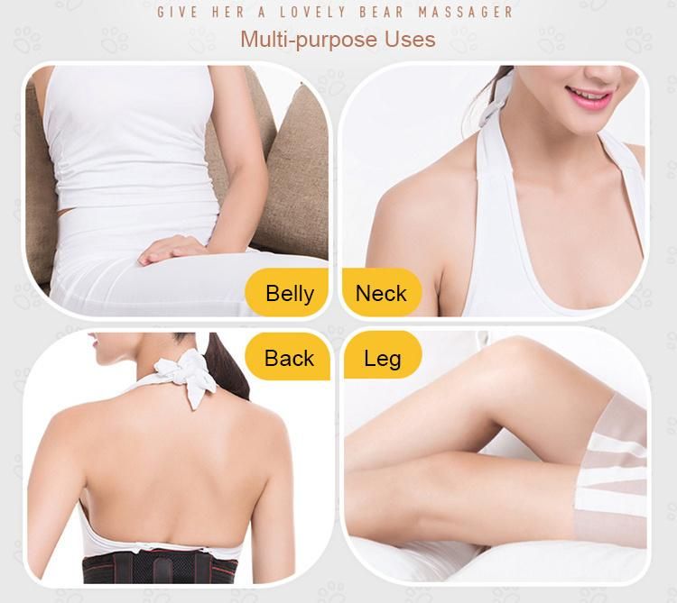 Electric Shiatsu Full Body Massage Pillow / Animal Shape Neck Massager