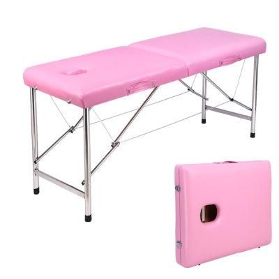 Synthetic Leather Beauty Massage Bed Folding Salon SPA Treatment Therapy
