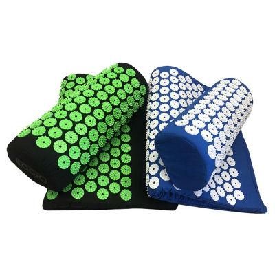 Square Spikes Therapy High Quality Logo Natural Extra Long Acupressure Mat