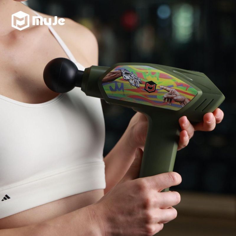 New Rechargeable Brushless Noise Reduction Motor Massage Gun