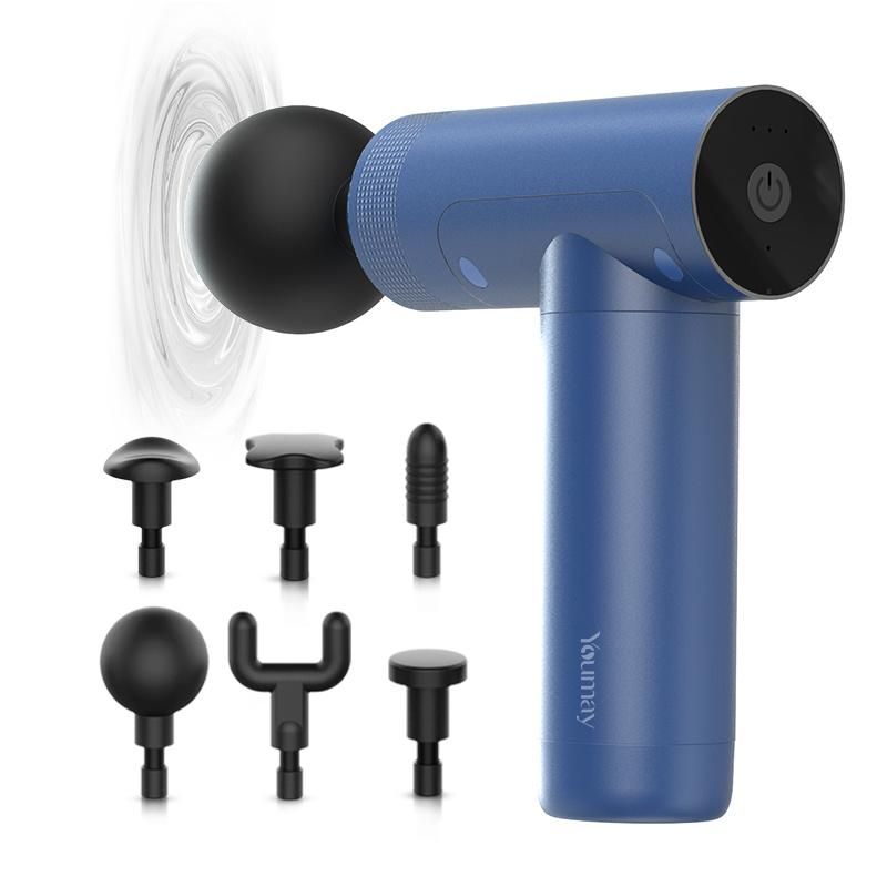 Youmay Mini Brushless Massage Gun Therapy Fascia Foot Massage Machine Aluminium Alloy Massage Gun