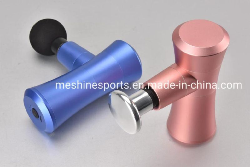 Aluminium Mini Size Cordless Portable Deep Fascia Massage Muscle Massage Gun for Gym Equipment
