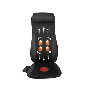 Home Use Electric Vibrating Infrared Heating Shiatsu Office Chair Back Massage Cushion