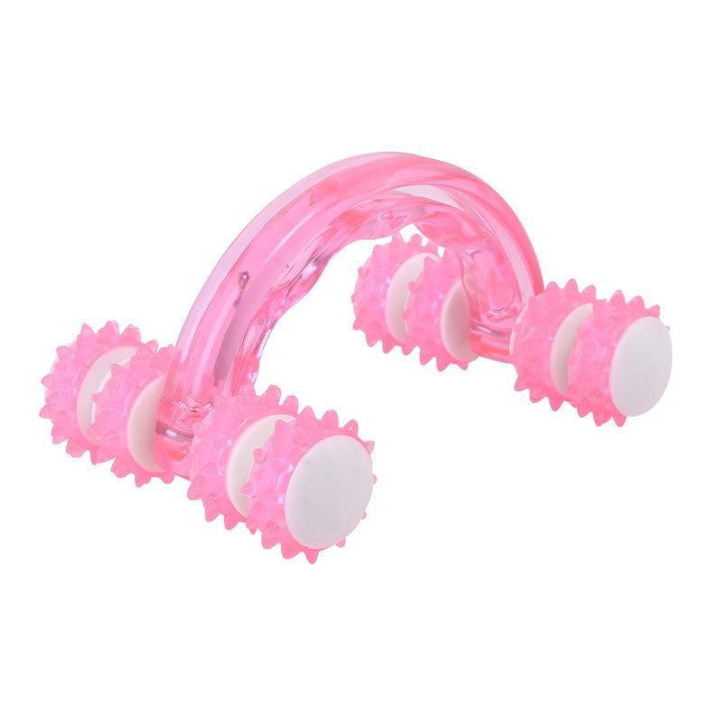 Shapely Roller Yoga Massager Muscled Relaxation Unique Design Plastic Roller Massager Hand Massager Wyz19439
