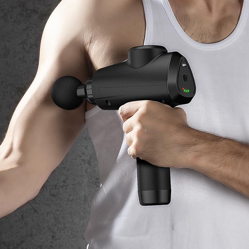 24V Brushless Motor Powerful Handheld Wireless Electric Vibration Muscle Theragun Massage Gun Massager