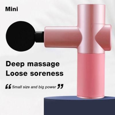 Mini Hand-Held Muscle Massage Gun Deep Tissue Muscle Massage Gun Good Sale with 4 Levels to Relax Deep Tissue Handheld Relief &#160; Device