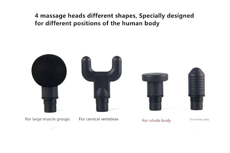 Gym Equipment Body Neck Back Leg Massager Tool Sports Massage Gun with EVA Case Special for Personal Home Excise
