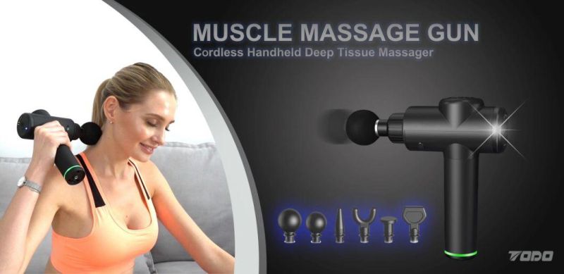 Hot Sale Professional Brushless Massager Low Sound Vibration Muscle Best Massage Gun