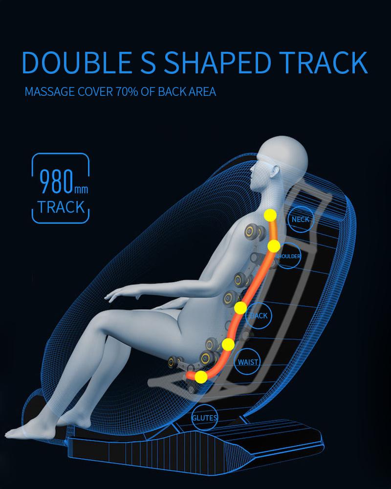 Best Full Body S Track 3D Zero Gravity Massage Chair