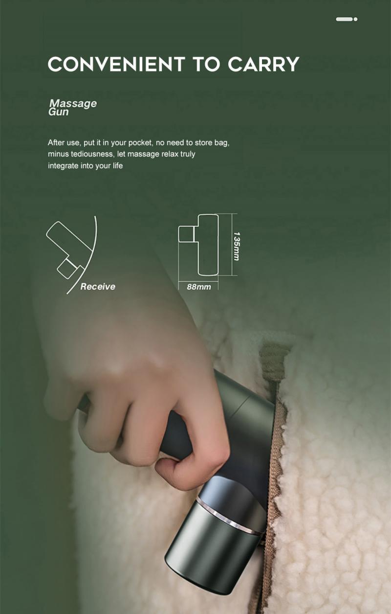 Mini Massage Gun Pocket Massage Gun Electric Muscle Massager