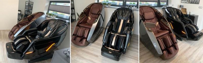 2022 Deluxe Electric Airbags Buffer 4D Mechanism Full Body Massage Chair