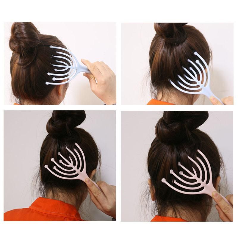 New Head Massager Ball Massage Comb Multi-Functional Scalp Massage Hair Care with Steel Ball