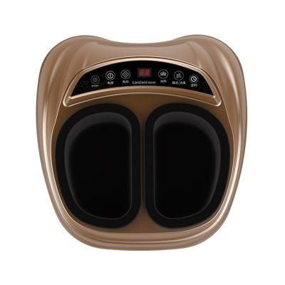 Black, Gold Electric Heating Tahath Sothing Shoes Foot Massager Machine