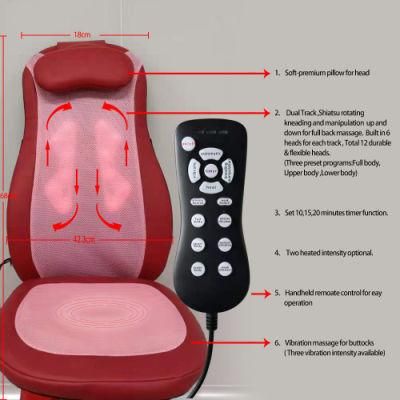 3D Magic Home Cheap Shiatsu Deep Tissue Full Body SPA Luxury Massage Back Massager