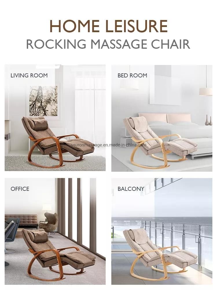 Q6yl High Quality Modern Wooden Rocking Ergonomic Office Massage Chair for Living Room