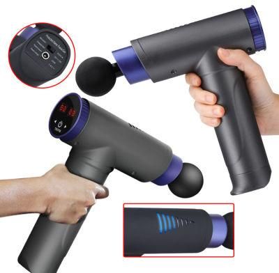 Home Use Percussive Muscle Booster Pain Relief Massager Gun with 8 Heads