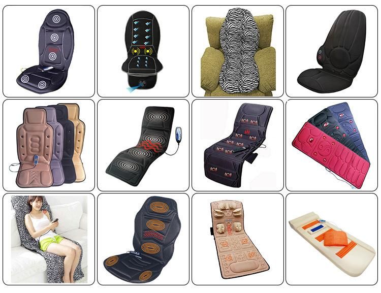 Electric Car Back Shiatsu Vibration Butt Massage Cushion for Chair