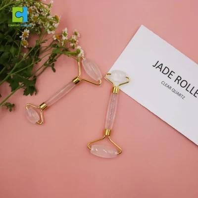 Private Label Custom Logo Guasha Stone Jade Roller for Face Beauty Boards Gua Sha Jade Roller