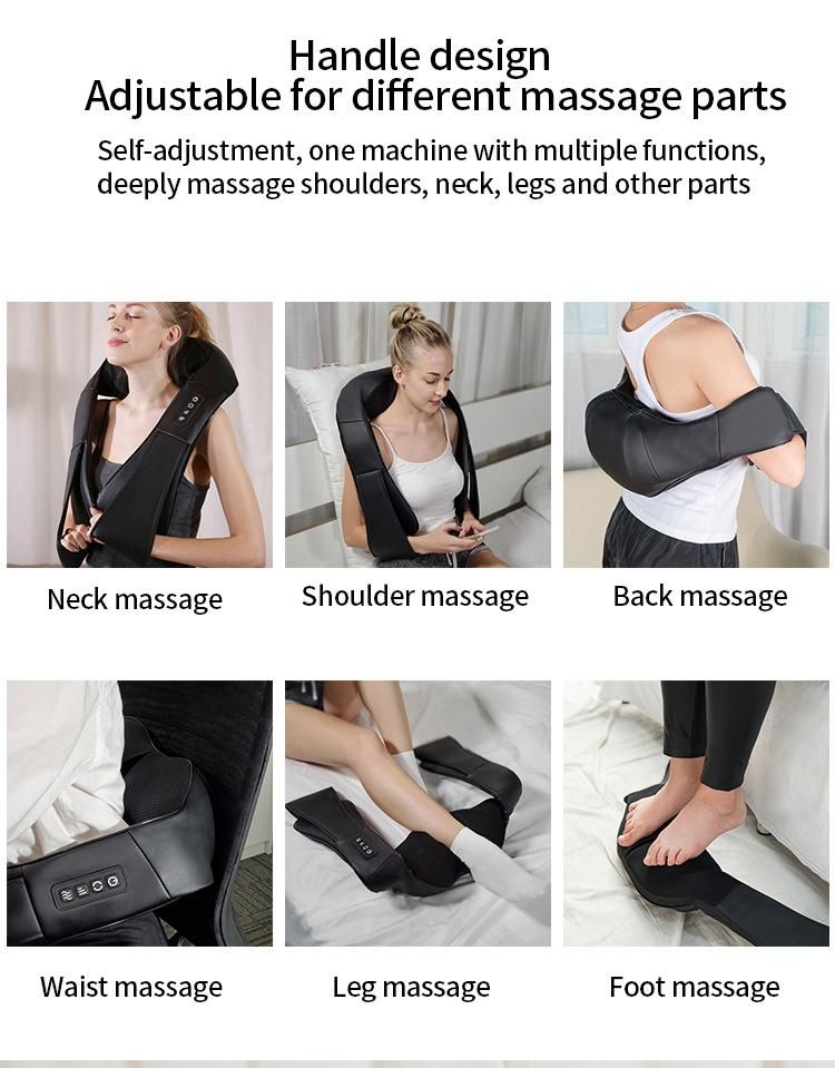 Multifunctional Kneading Shawl Electric Deep Kneading Heated Shoulder Neck Massager