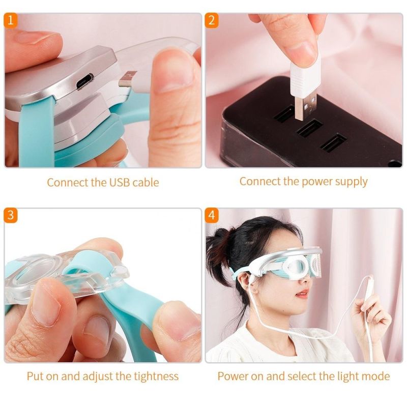 Electric Vibration EMS Eye Massager 2 in 1 RF Lifting Massage Anti Aging Wrinkle Removal Dark Circles Facial Skin Care Device