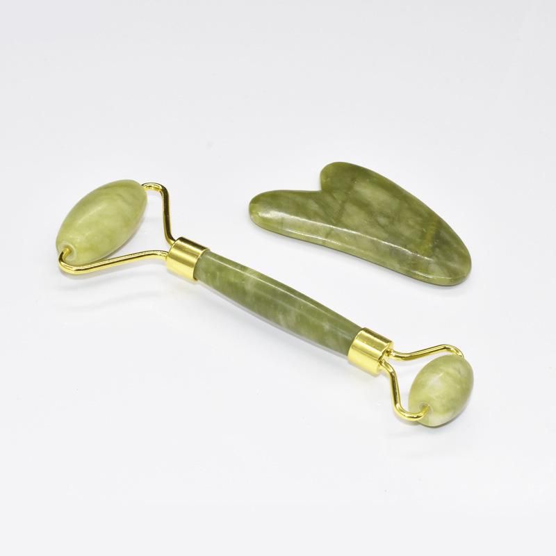 Custom Face Roller Facial Massage Set Jade Roller for Face