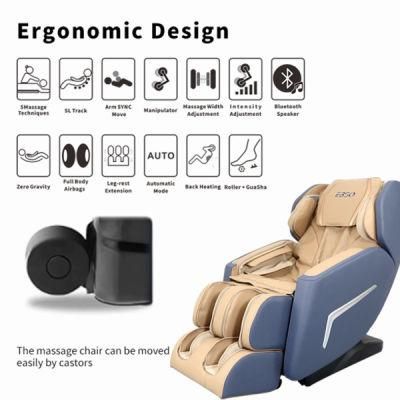 Large Gua Sha Massage Tool Shiatsu Feet Massager Massage Chair 4D Zero Gravity Luxury 2021