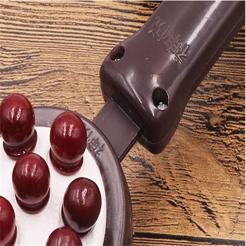 Wooden Double Head Massage Hammer Multifunctional Massage Stick