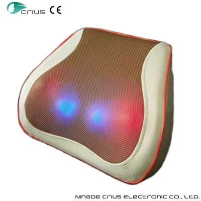 Full Body Head Back Neck Rolling Kneading Massage Pillow