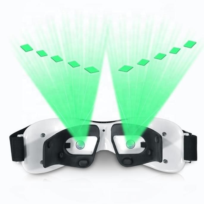 Portable Electric Eye Care Massager Sonic Vibration LED Eye Mask