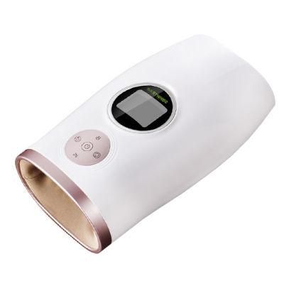 OEM Factory Price Electric LED Screen Hand Massager Wireless Rechargeable Heat Pain Relief Palm Fingers Hand Massager