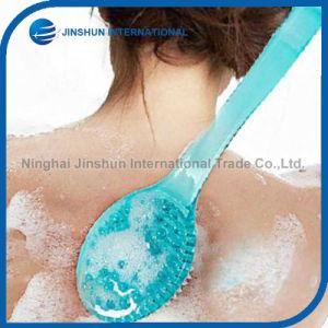 Soft Bath Shower Clean Scrubber Body Massager Long Handle Back Massager
