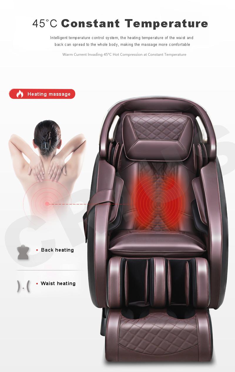 Ningde Crius Electric Luxury Full Body 3D Zero Gravity 4D Foot Massage Chair