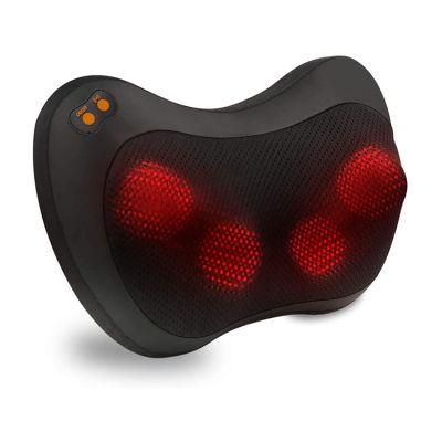 2021 CE Electric Pillow Massage Shiatsu Neck Massage Pillow with Heat Kneading Neck Massager