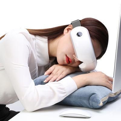 Hezheng Multi-Frequency Vibration Heated Wireless Vibrative Eye Massager with Music