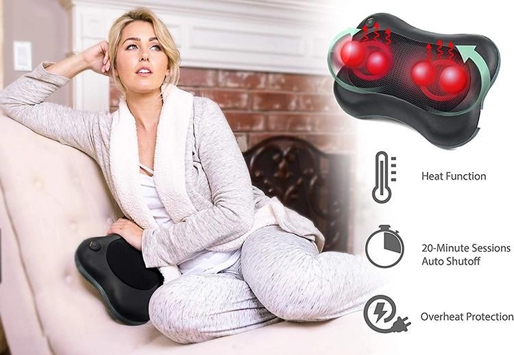 Wholesale Portable Smart Relaxation Neck Massage Pillow Shiatsu Neck Massage Pillow with Heating