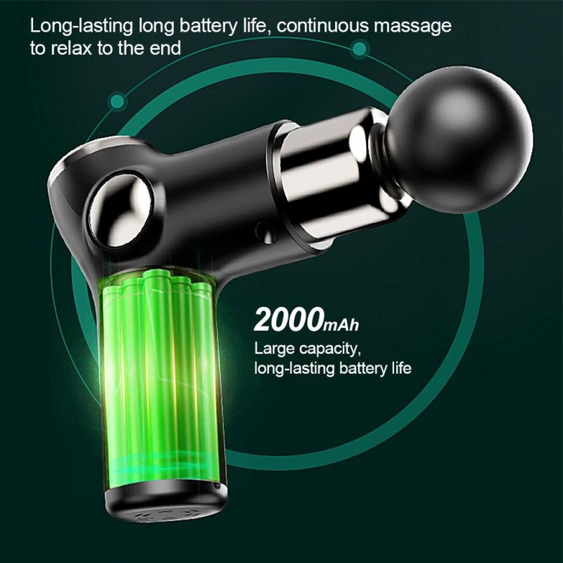 Factory Portable Massage Gun Deep Tissue Percussion Massager Body Relaxation Electric Muscle Facial Gun