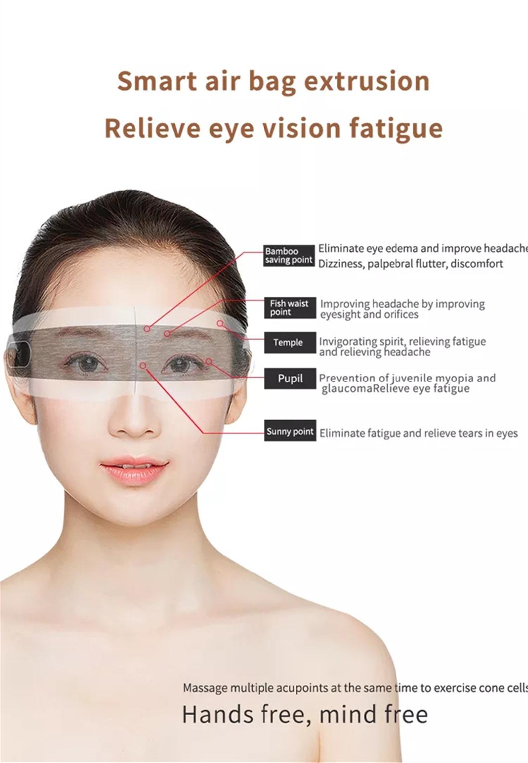 Vibrate Heating Therapy Eye Care Relieves Fatigue Vibration Relaxing Acupoints Massage Device Electric Vibration Eye Massager