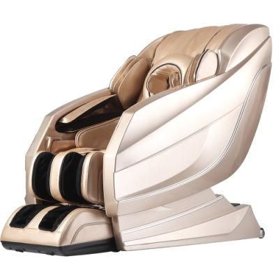 L Track Massage Mechanism Chair Full Body PU/Leather Cover