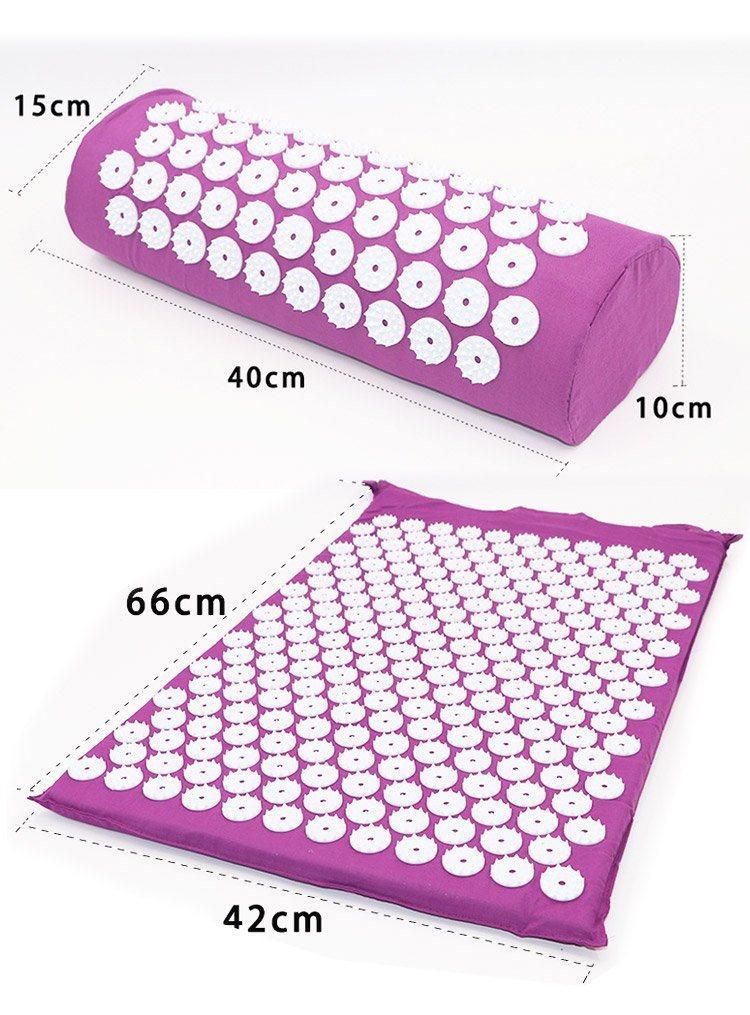 High Quality Acupressure Mat Shakti Mat Acupressure Cushion Yoga Mat and Pillow Set