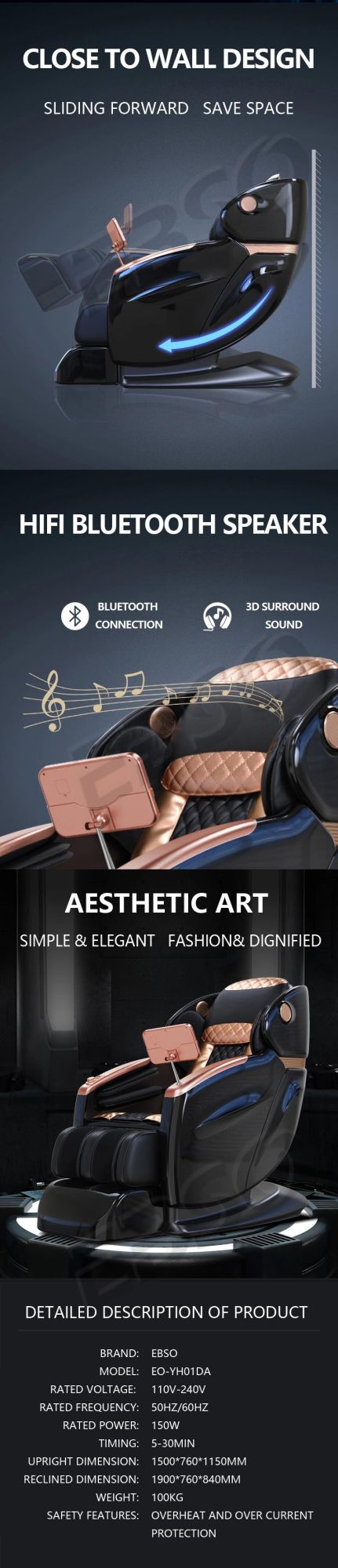 Full Body Airbag Massage Chair with Foot Roller Shiatsu Body Massage Chair for Neck Back Leg and Foot Chair Massager