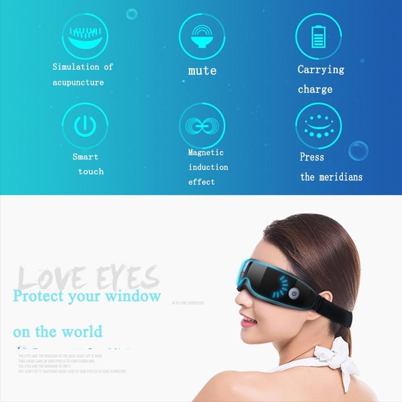 USB Charging Wireless Anti-Aging Facial Relax Eyes Massager