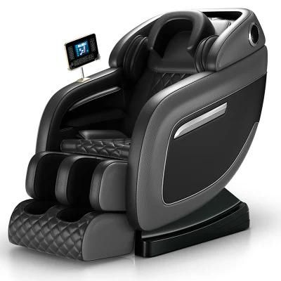 Leather Bed with Bluetooth Speakers and Massage Chair