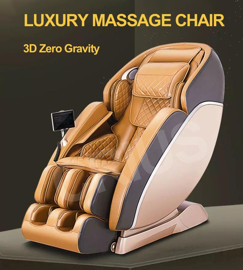 Ningde Crius C320L-14 4D Zero Gravity Electric 6 Modes SL Shape Track Full Body Shiatsu Kneading Heating Vibration Foot SPA Luxury Relax Body Care Massage Chair