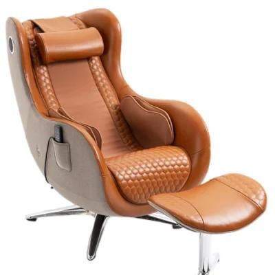 Genuine Leather Modern Relaxation Small Leather Sofa Spin Recliner Massage Chair