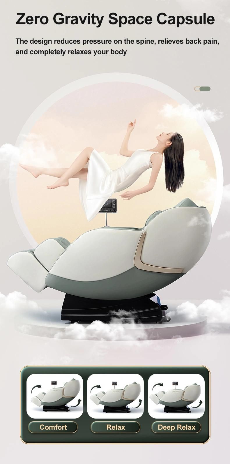 Sauron X6 3D Shiatsu Massage Chair SL Full Body Massager