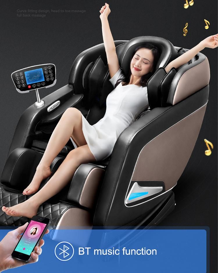 Cheap Price U-Shaped Airbags Head Massage Zero Gravity Shiatsu Full Body Neck Back Waist Soles Electric Massage Chair