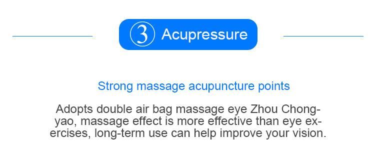 Hot Sale Portable Eye Care Protector Vibrating Relax Eye Massager with Music