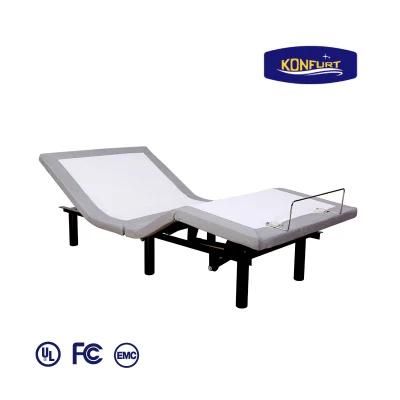 Modern Bedroom Furniture Adjustable Electric Massage Bed Mattress Foundation